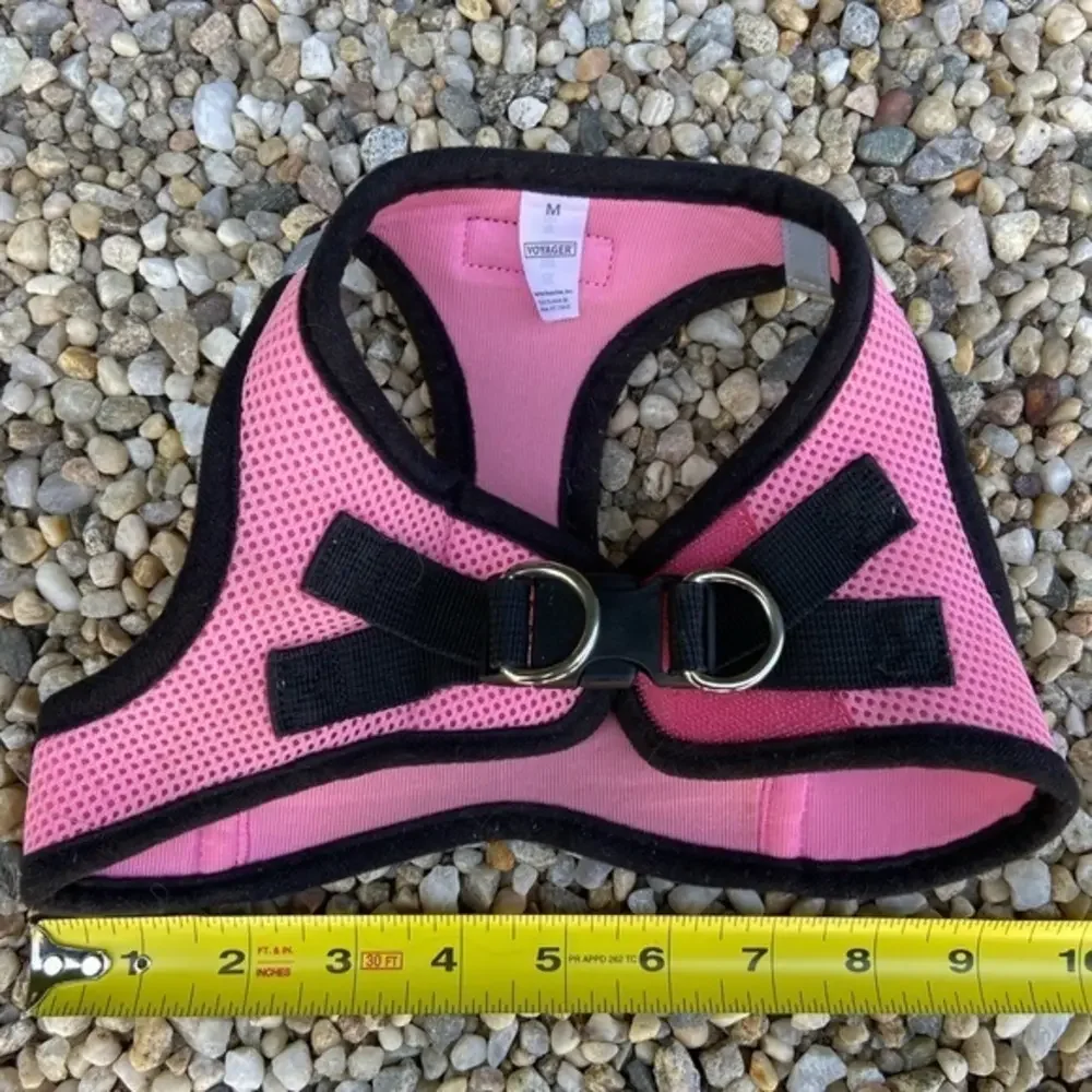 Voyager, pink mesh harness vest for Dogs Puppies Size Medium‎